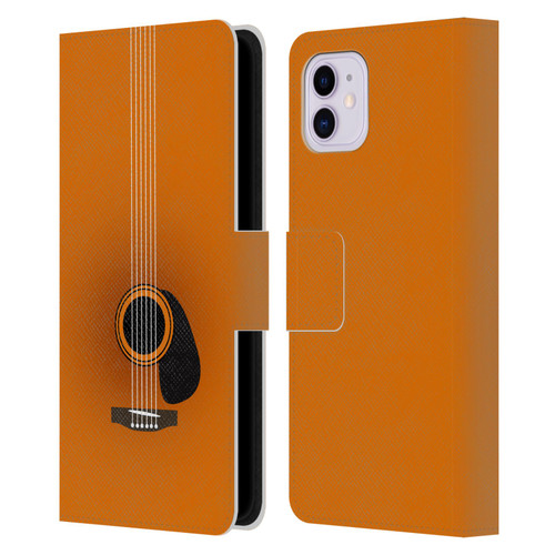 Mark Ashkenazi Music Guitar Minimal Leather Book Wallet Case Cover For Apple iPhone 11