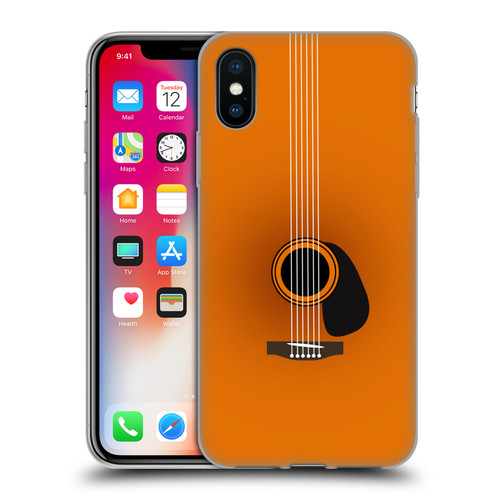 Mark Ashkenazi Music Guitar Minimal Soft Gel Case for Apple iPhone X / iPhone XS