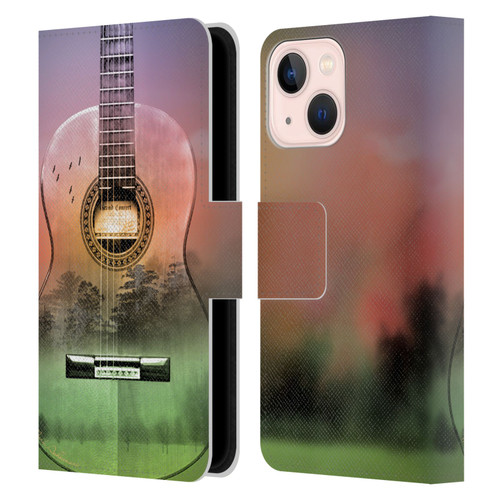 Mark Ashkenazi Music Map Leather Book Wallet Case Cover For Apple iPhone 13 Mini