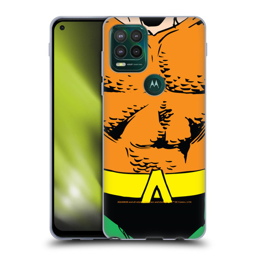 Aquaman DC Comics Logo Uniform Soft Gel Case for Motorola Moto G Stylus 5G 2021