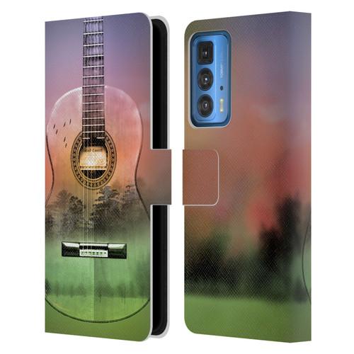 Mark Ashkenazi Music Map Leather Book Wallet Case Cover For Motorola Edge 20 Pro