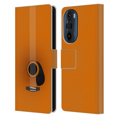 Mark Ashkenazi Music Guitar Minimal Leather Book Wallet Case Cover For Motorola Edge 30