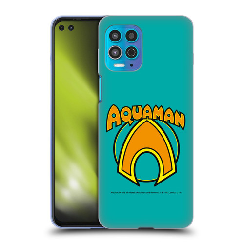 Aquaman DC Comics Logo Classic Soft Gel Case for Motorola Moto G100