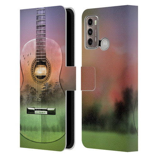 Mark Ashkenazi Music Map Leather Book Wallet Case Cover For Motorola Moto G60 / Moto G40 Fusion