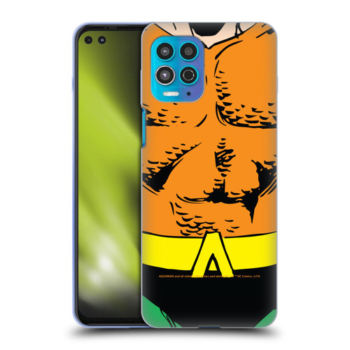 Aquaman DC Comics Logo Uniform Soft Gel Case for Motorola Moto G100