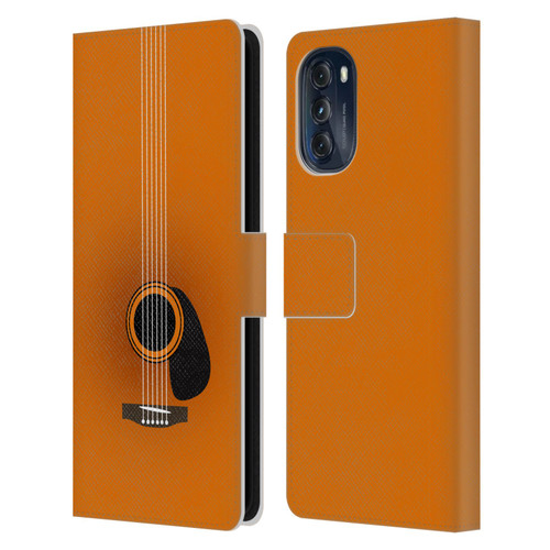 Mark Ashkenazi Music Guitar Minimal Leather Book Wallet Case Cover For Motorola Moto G (2022)