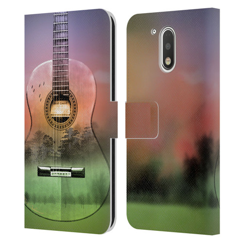 Mark Ashkenazi Music Map Leather Book Wallet Case Cover For Motorola Moto G41