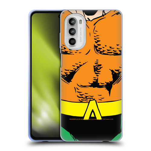 Aquaman DC Comics Logo Uniform Soft Gel Case for Motorola Moto G52