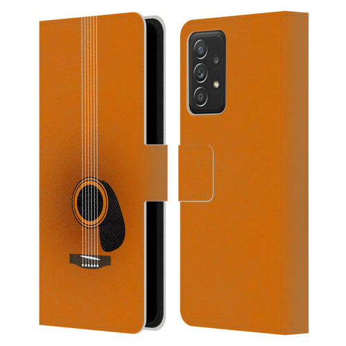 Mark Ashkenazi Music Guitar Minimal Leather Book Wallet Case Cover For Samsung Galaxy A53 5G (2022)