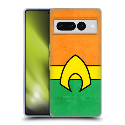Aquaman DC Comics Logo Uniform 2 Soft Gel Case for Google Pixel 7 Pro