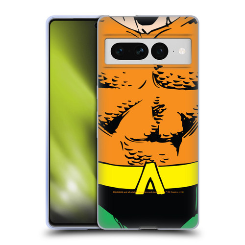 Aquaman DC Comics Logo Uniform Soft Gel Case for Google Pixel 7 Pro