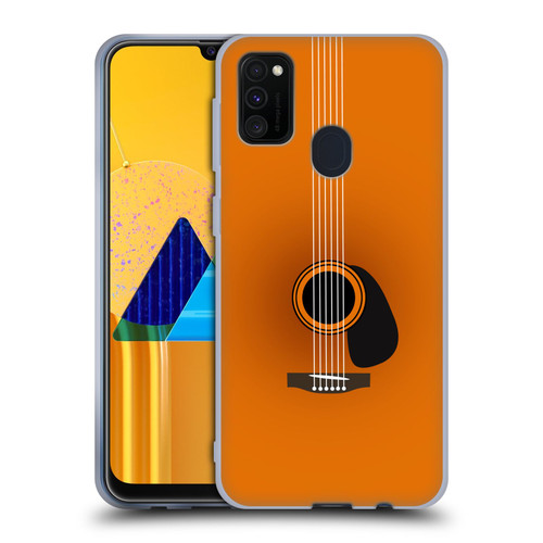 Mark Ashkenazi Music Guitar Minimal Soft Gel Case for Samsung Galaxy M30s (2019)/M21 (2020)