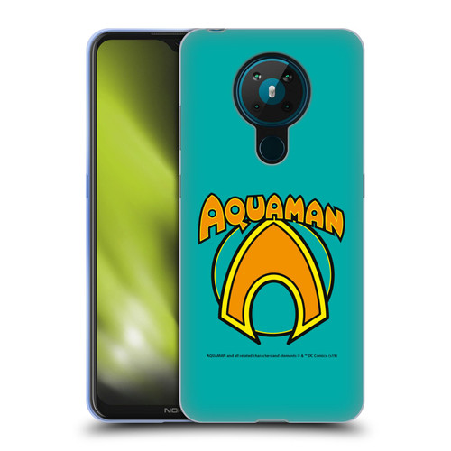 Aquaman DC Comics Logo Classic Soft Gel Case for Nokia 5.3