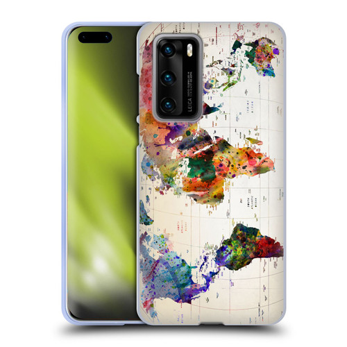 Mark Ashkenazi Pop Culture Map Of The World Soft Gel Case for Huawei P40 5G