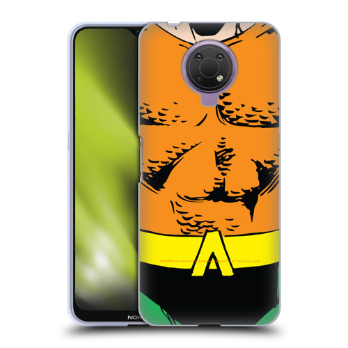 Aquaman DC Comics Logo Uniform Soft Gel Case for Nokia G10