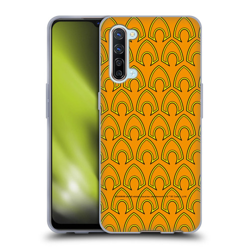 Aquaman DC Comics Logo Pattern Soft Gel Case for OPPO Find X2 Lite 5G