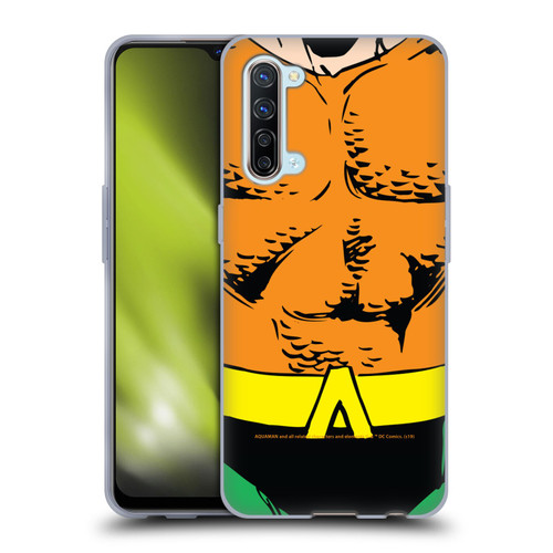 Aquaman DC Comics Logo Uniform Soft Gel Case for OPPO Find X2 Lite 5G