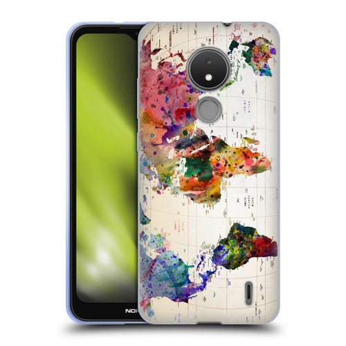 Mark Ashkenazi Pop Culture Map Of The World Soft Gel Case for Nokia C21