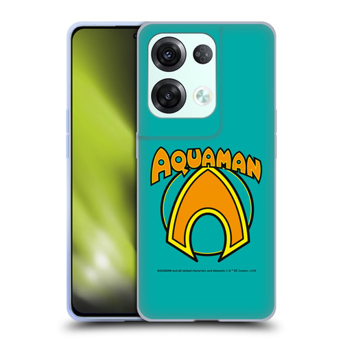 Aquaman DC Comics Logo Classic Soft Gel Case for OPPO Reno8 Pro