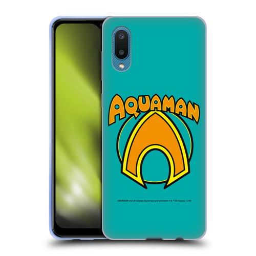Aquaman DC Comics Logo Classic Soft Gel Case for Samsung Galaxy A02/M02 (2021)