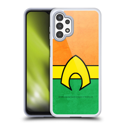 Aquaman DC Comics Logo Uniform 2 Soft Gel Case for Samsung Galaxy A13 (2022)