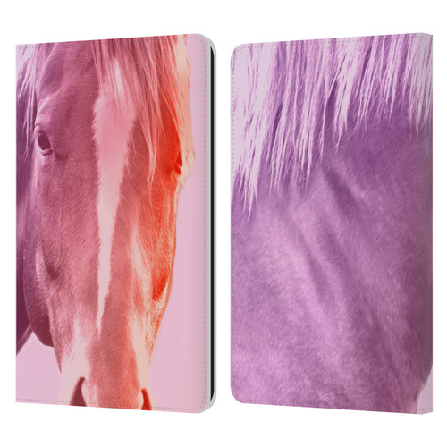 Mark Ashkenazi Pastel Potraits Horse Leather Book Wallet Case Cover For Amazon Kindle Paperwhite 1 / 2 / 3