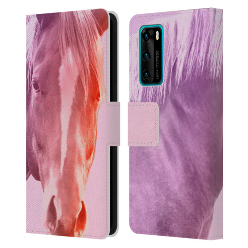Mark Ashkenazi Pastel Potraits Horse Leather Book Wallet Case Cover For Huawei P40 5G