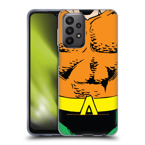 Aquaman DC Comics Logo Uniform Soft Gel Case for Samsung Galaxy A23 / 5G (2022)
