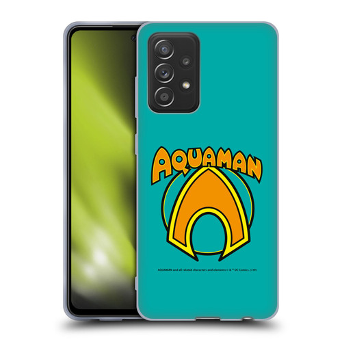 Aquaman DC Comics Logo Classic Soft Gel Case for Samsung Galaxy A52 / A52s / 5G (2021)