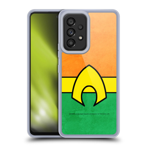 Aquaman DC Comics Logo Uniform 2 Soft Gel Case for Samsung Galaxy A53 5G (2022)