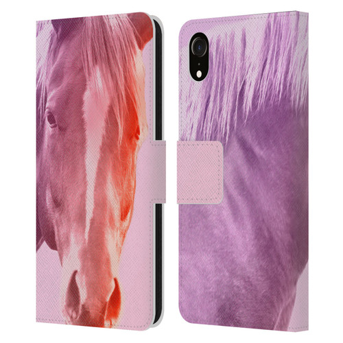 Mark Ashkenazi Pastel Potraits Horse Leather Book Wallet Case Cover For Apple iPhone XR