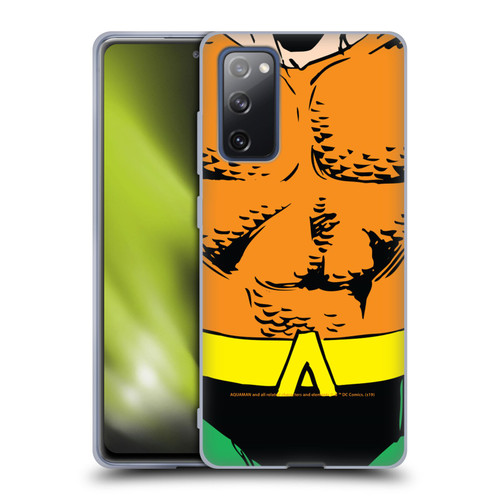 Aquaman DC Comics Logo Uniform Soft Gel Case for Samsung Galaxy S20 FE / 5G