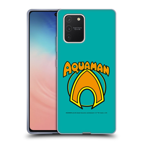 Aquaman DC Comics Logo Classic Soft Gel Case for Samsung Galaxy S10 Lite