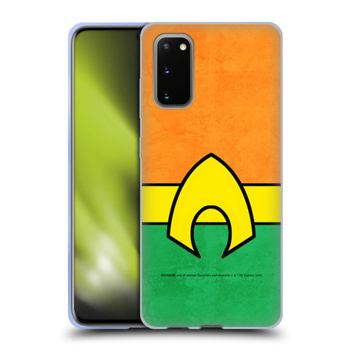 Aquaman DC Comics Logo Uniform 2 Soft Gel Case for Samsung Galaxy S20 / S20 5G