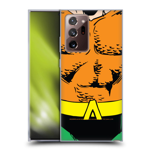 Aquaman DC Comics Logo Uniform Soft Gel Case for Samsung Galaxy Note20 Ultra / 5G