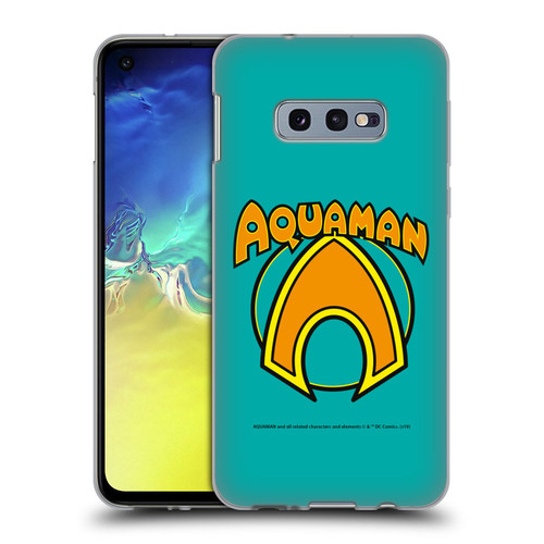 Aquaman DC Comics Logo Classic Soft Gel Case for Samsung Galaxy S10e
