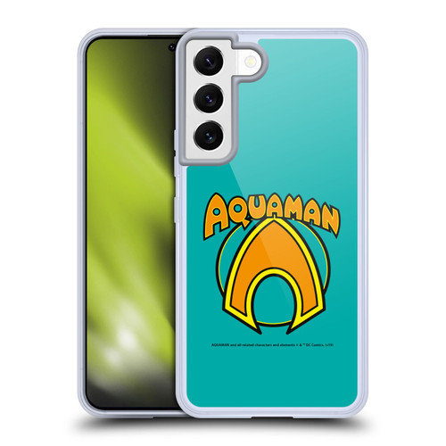 Aquaman DC Comics Logo Classic Soft Gel Case for Samsung Galaxy S22 5G