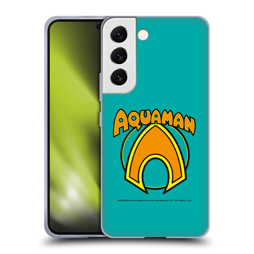 Aquaman DC Comics Logo Classic Soft Gel Case for Samsung Galaxy S22 5G