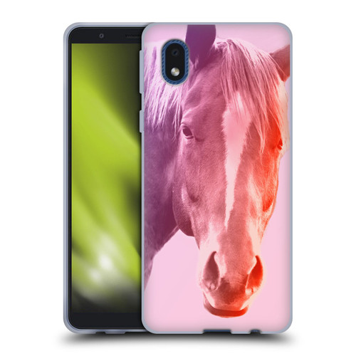 Mark Ashkenazi Pastel Potraits Horse Soft Gel Case for Samsung Galaxy A01 Core (2020)