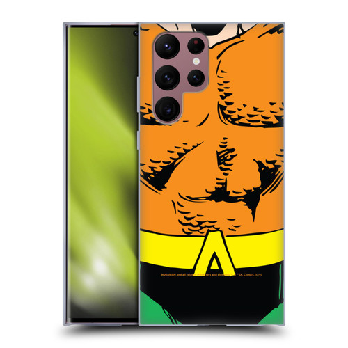 Aquaman DC Comics Logo Uniform Soft Gel Case for Samsung Galaxy S22 Ultra 5G