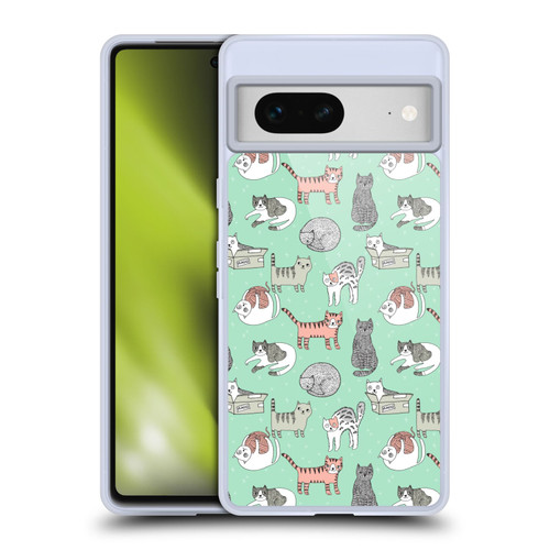 Andrea Lauren Design Animals Cats Soft Gel Case for Google Pixel 7