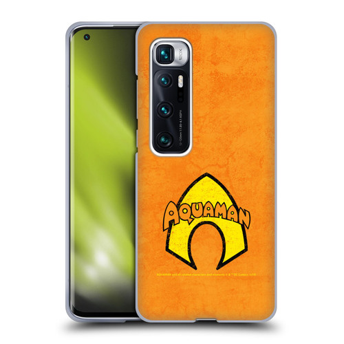 Aquaman DC Comics Logo Classic Distressed Look Soft Gel Case for Xiaomi Mi 10 Ultra 5G