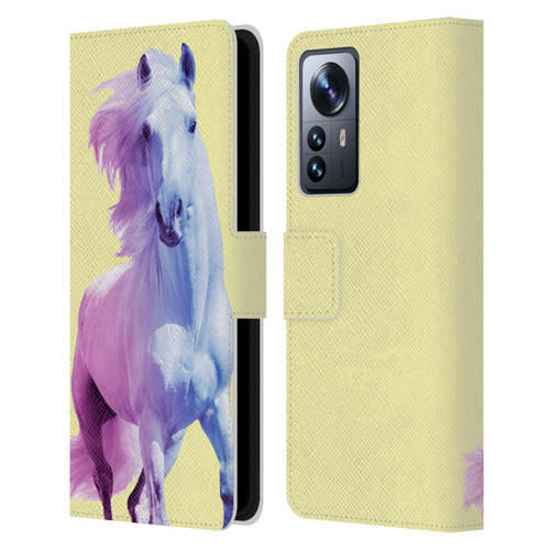 Mark Ashkenazi Pastel Potraits Yellow Horse Leather Book Wallet Case Cover For Xiaomi 12 Pro