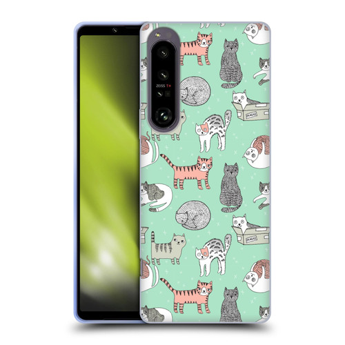 Andrea Lauren Design Animals Cats Soft Gel Case for Sony Xperia 1 IV