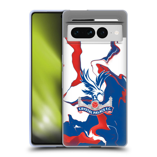 Crystal Palace FC Crest Marble Soft Gel Case for Google Pixel 7 Pro