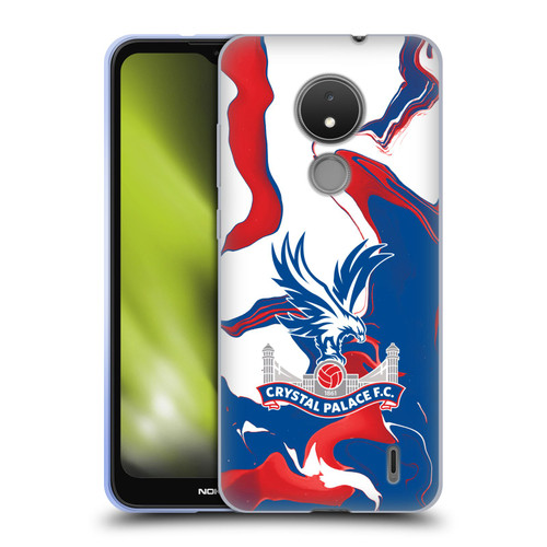 Crystal Palace FC Crest Marble Soft Gel Case for Nokia C21