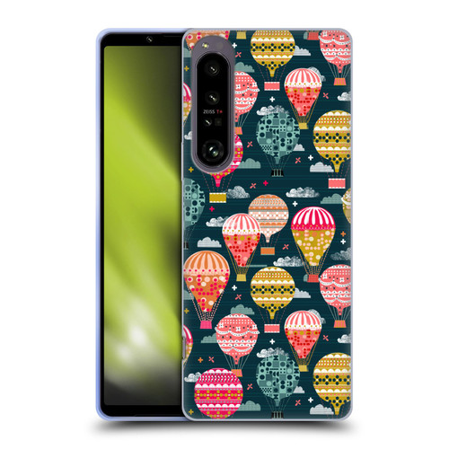 Andrea Lauren Design Assorted Hot Air Balloon Soft Gel Case for Sony Xperia 1 IV