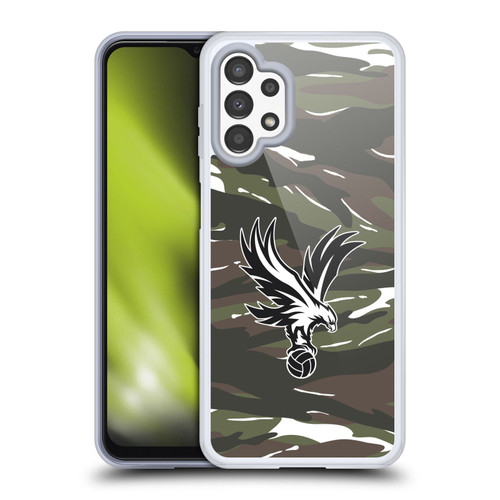 Crystal Palace FC Crest Woodland Camouflage Soft Gel Case for Samsung Galaxy A13 (2022)