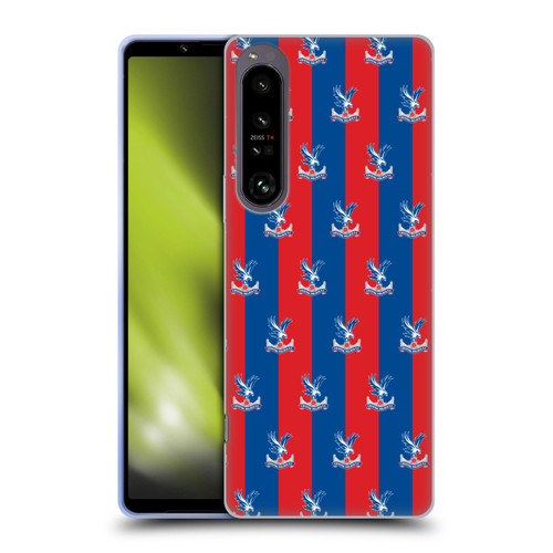 Crystal Palace FC Crest Pattern Soft Gel Case for Sony Xperia 1 IV