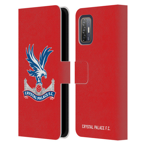 Crystal Palace FC Crest Eagle Leather Book Wallet Case Cover For HTC Desire 21 Pro 5G